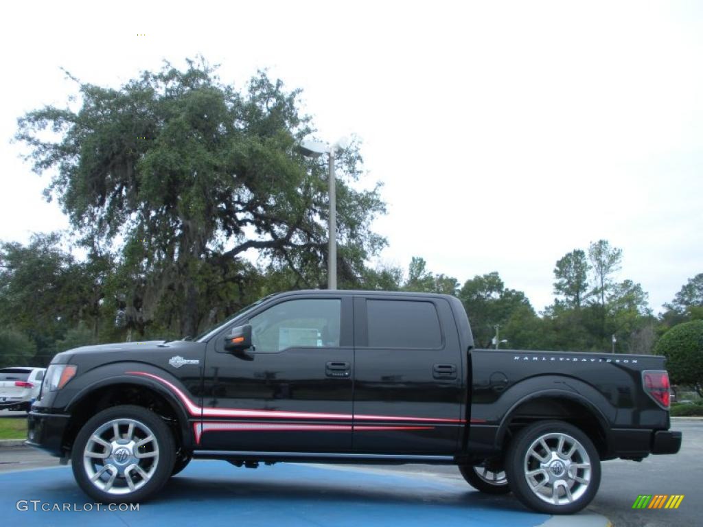 Tuxedo Black Metallic 2011 Ford F150 Harley-Davidson SuperCrew 4x4 Exterior Photo #44784770