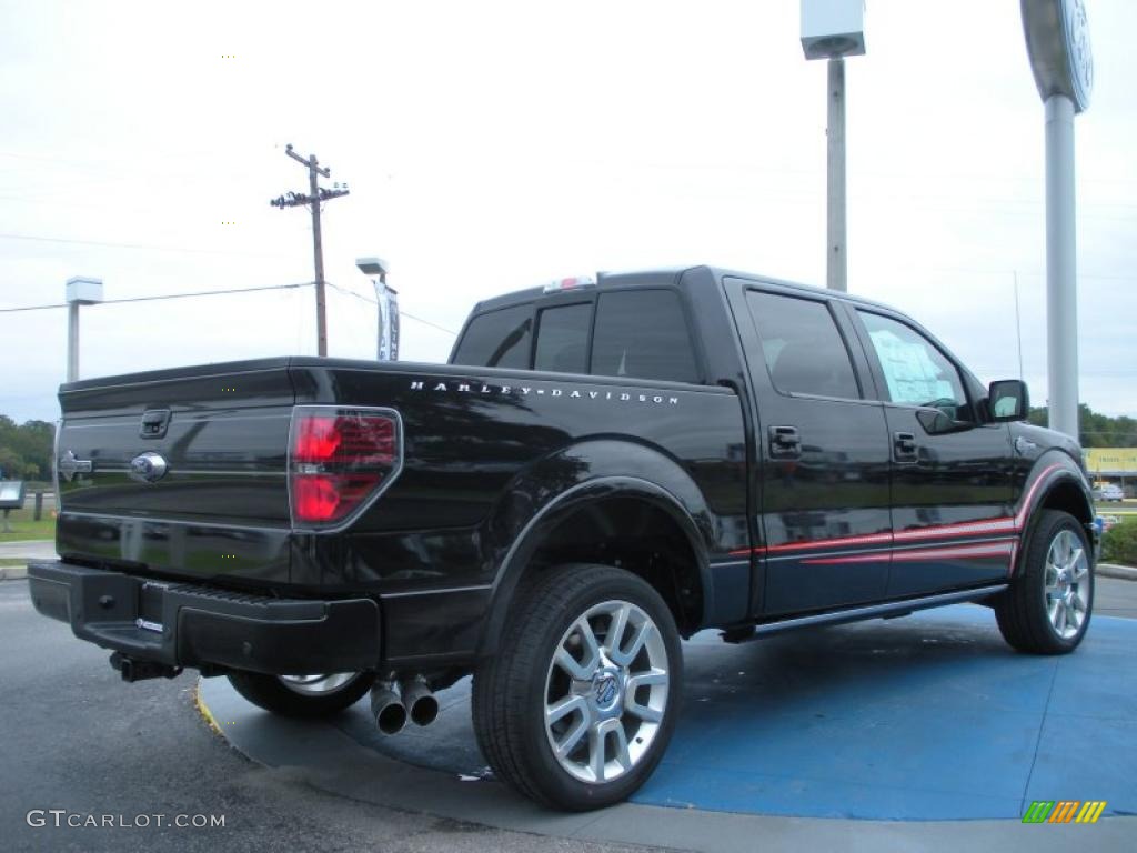 Tuxedo Black Metallic 2011 Ford F150 Harley-Davidson SuperCrew 4x4 Exterior Photo #44784786