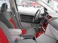 Pastel Slate Gray/Red 2007 Dodge Caliber SXT Interior