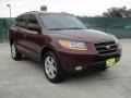 2008 Dark Cherry Red Hyundai Santa Fe SE  photo #1