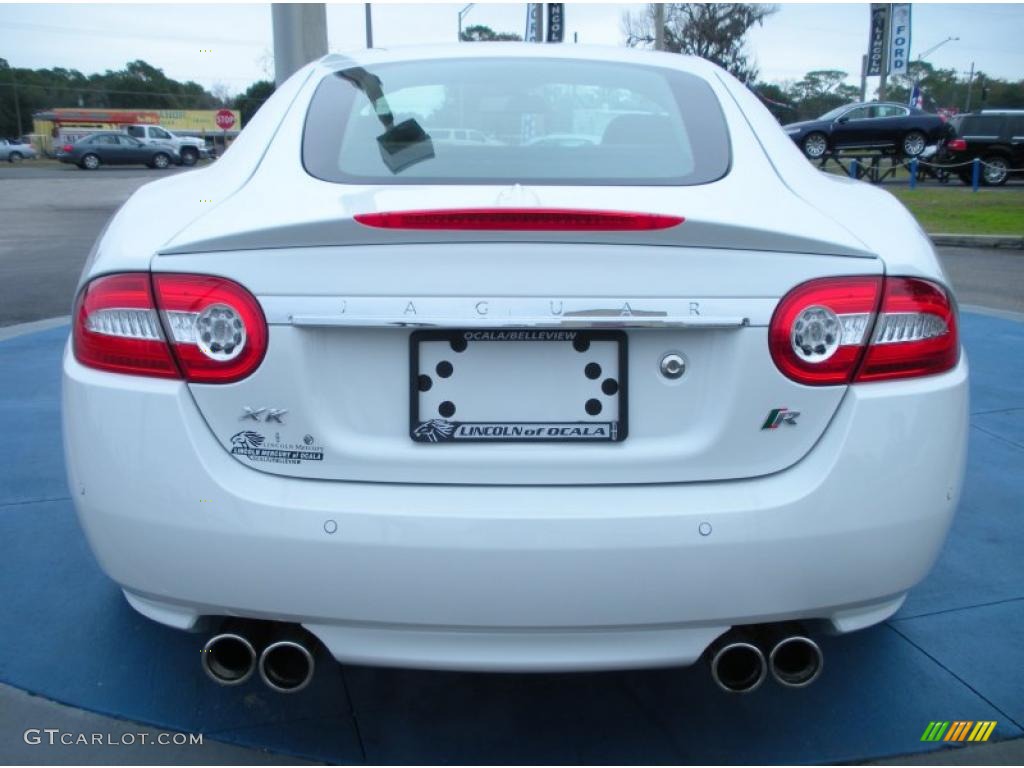 Polaris White 2011 Jaguar XK XKR Coupe Exterior Photo #44785658