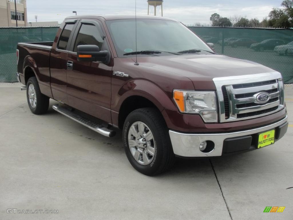 Royal Red Metallic 2009 Ford F150 XLT SuperCab Exterior Photo #44786394