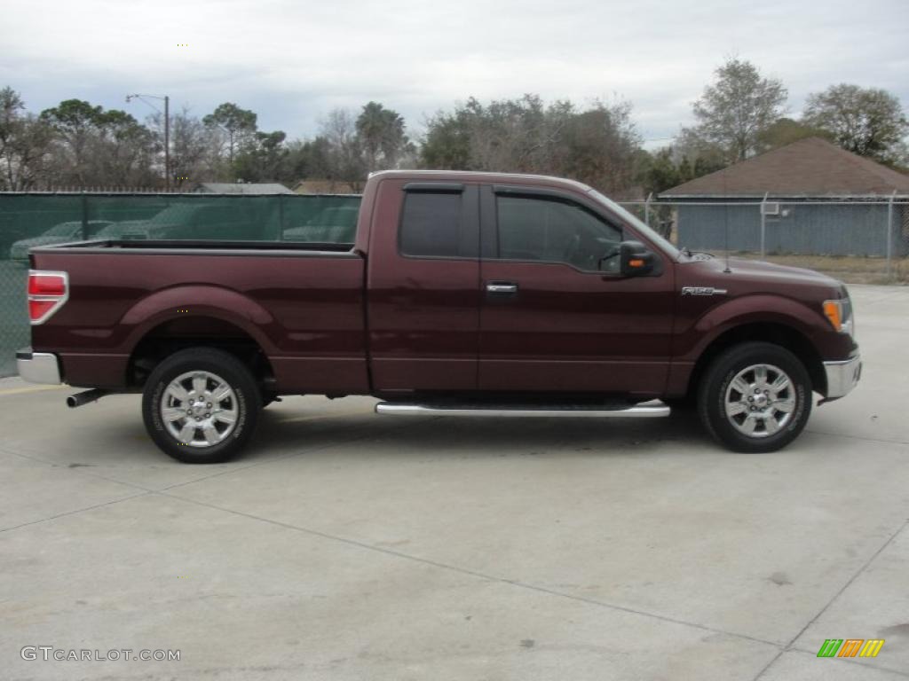 Royal Red Metallic 2009 Ford F150 XLT SuperCab Exterior Photo #44786410