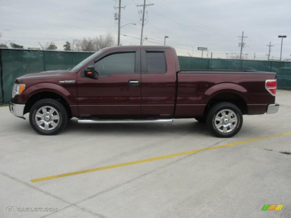 Royal Red Metallic 2009 Ford F150 XLT SuperCab Exterior Photo #44786478