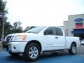 2009 Blizzard White Nissan Titan SE Crew Cab  photo #1