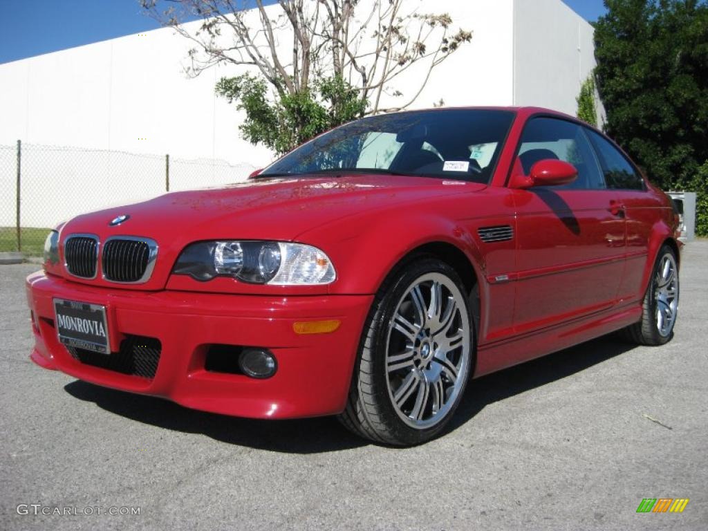 2006 M3 Coupe - Imola Red / Black photo #1