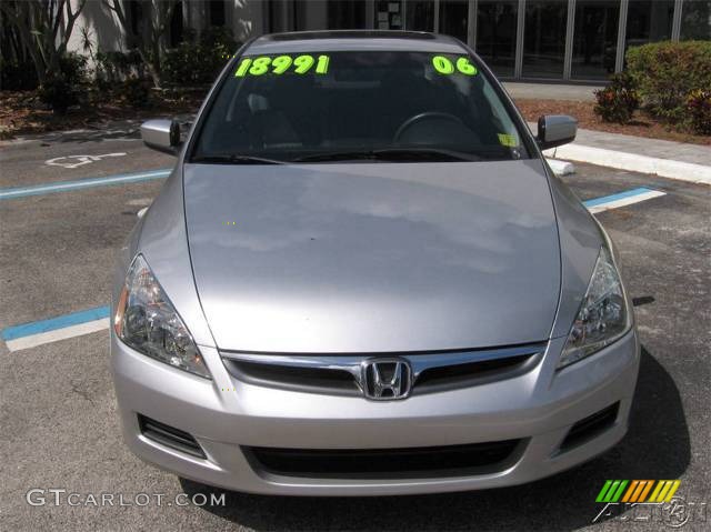 2006 Accord EX-L Sedan - Alabaster Silver Metallic / Black photo #41
