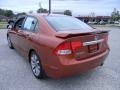 2010 Redline Orange Pearl Honda Civic Si Sedan  photo #3