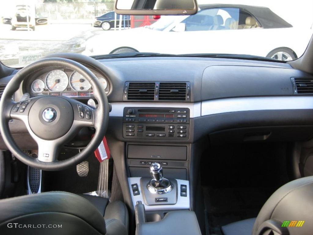 2006 BMW M3 Coupe Black Dashboard Photo #44788830