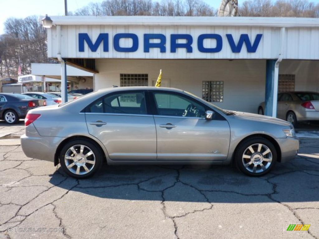 2008 MKZ Sedan - Vapor Silver Metallic / Dark Charcoal photo #1