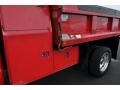 2000 Red Ford F550 Super Duty XL Regular Cab 4x4 Dump Truck  photo #21