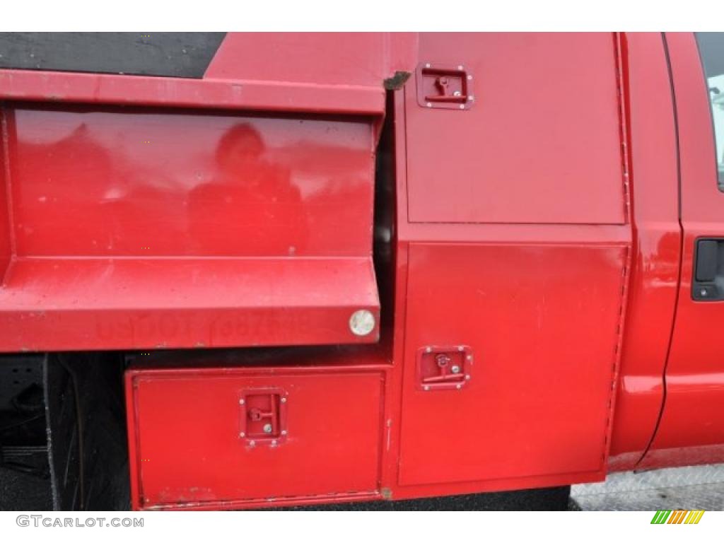 2000 F550 Super Duty XL Regular Cab 4x4 Dump Truck - Red / Medium Graphite photo #24