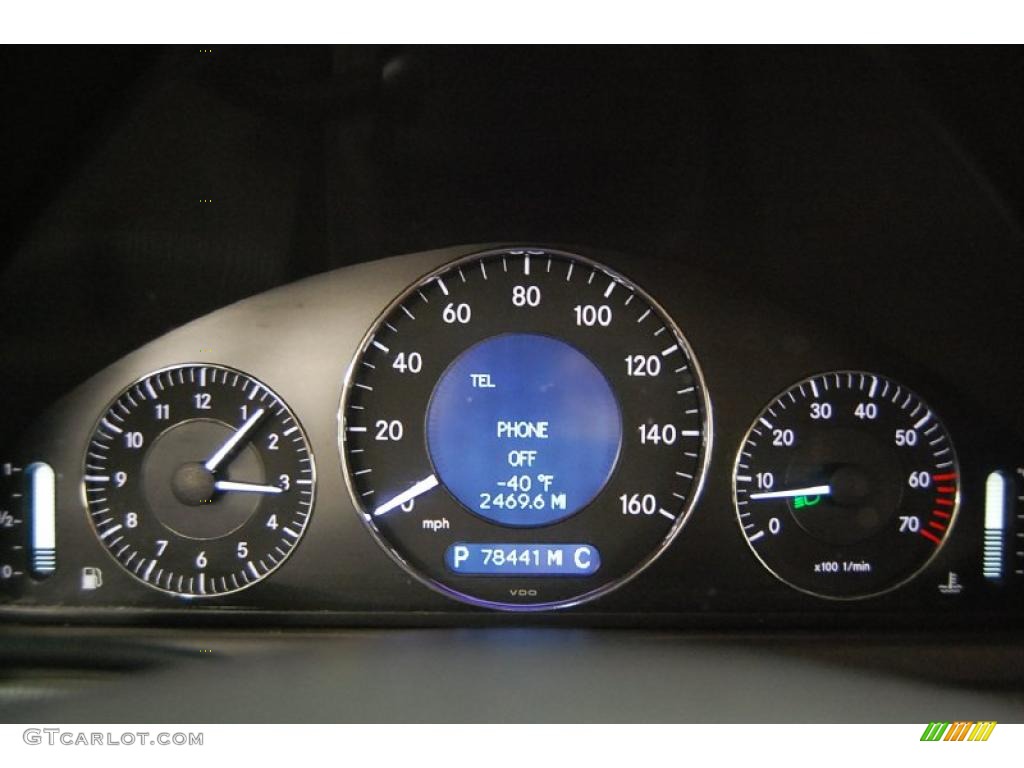 2005 Mercedes-Benz CLK 320 Cabriolet Gauges Photo #44791166