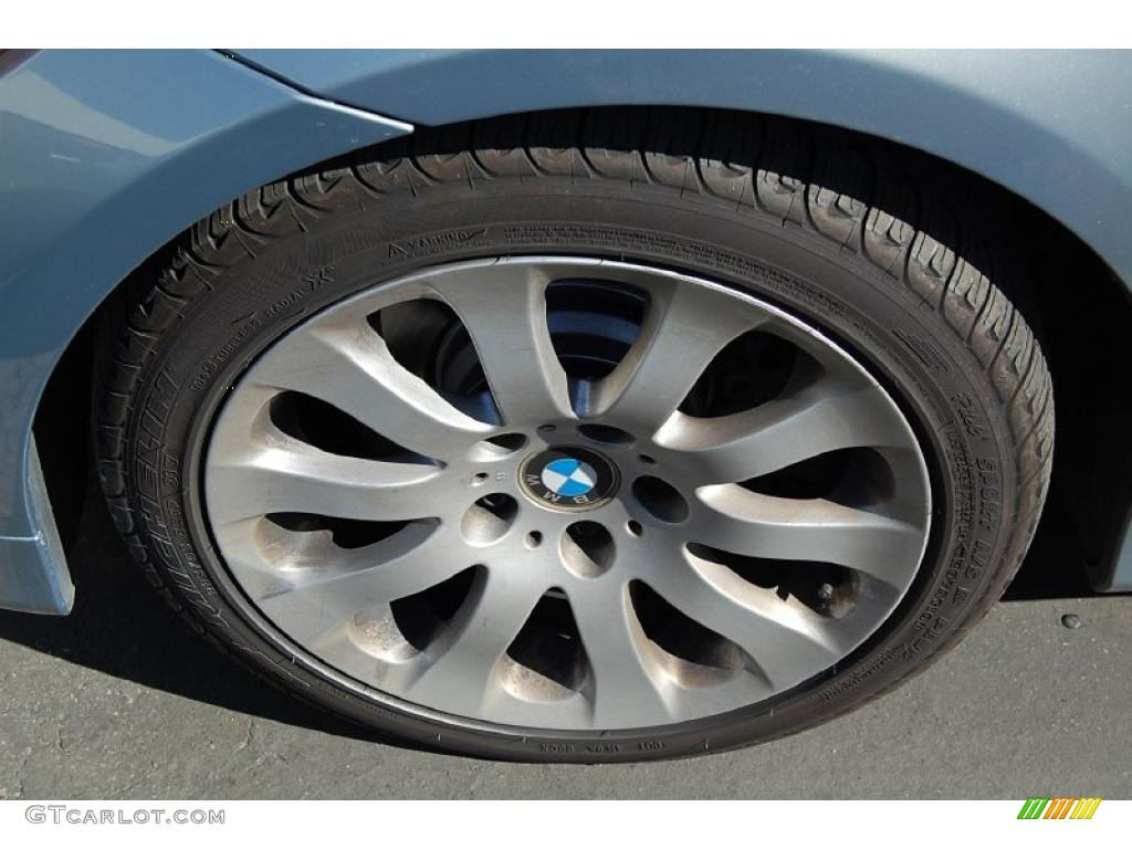 2006 3 Series 330i Sedan - Silver Grey Metallic / Black photo #6