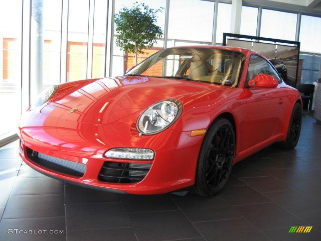 2011 911 Carrera S Coupe - Guards Red / Sand Beige photo #1