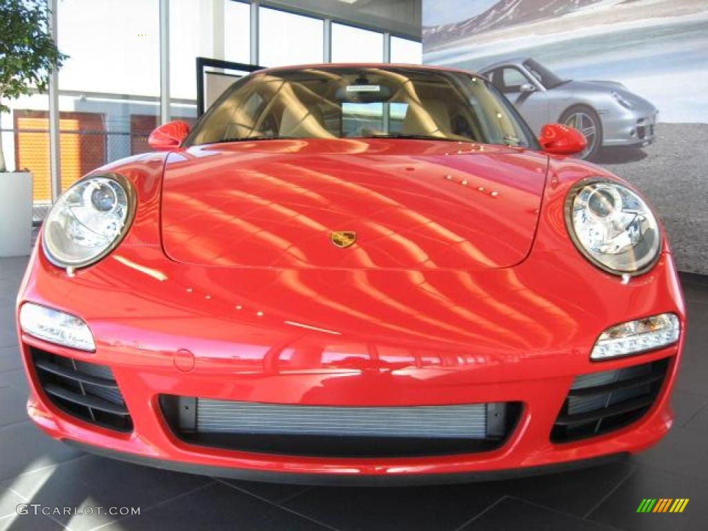 2011 911 Carrera S Coupe - Guards Red / Sand Beige photo #2
