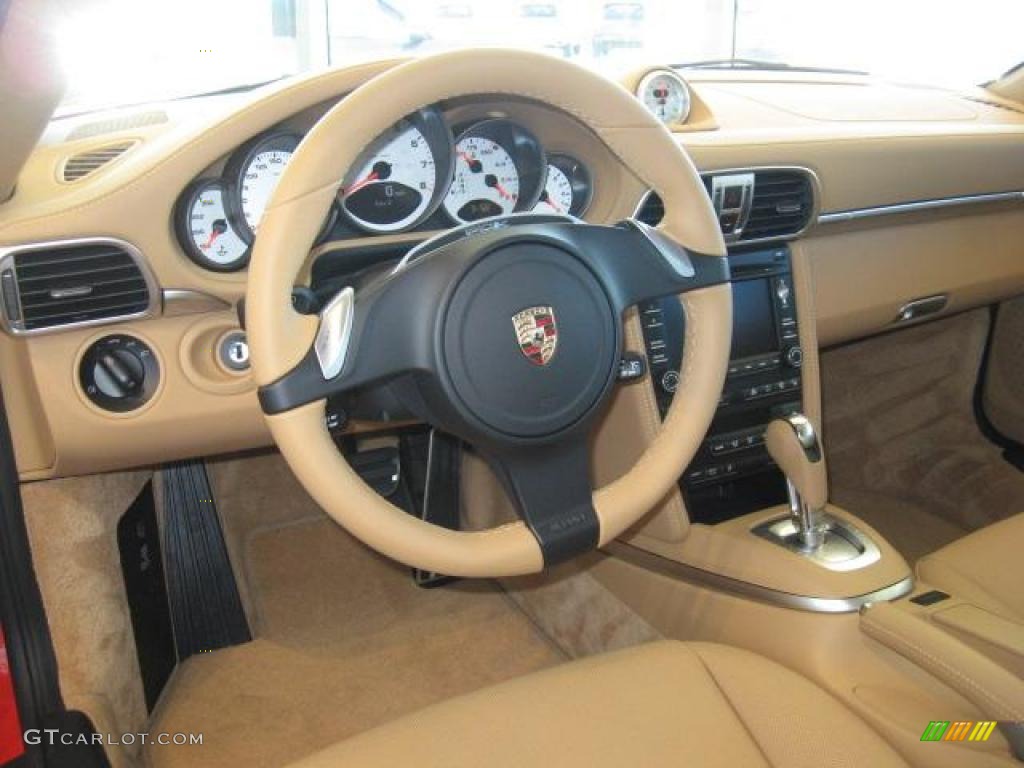 2011 911 Carrera S Coupe - Guards Red / Sand Beige photo #6