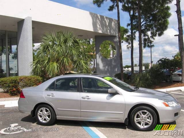 2006 Accord EX-L Sedan - Alabaster Silver Metallic / Black photo #53