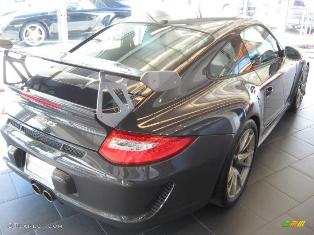 2011 911 GT3 RS - Grey Black/White Gold Metallic / Black w/Alcantara photo #4