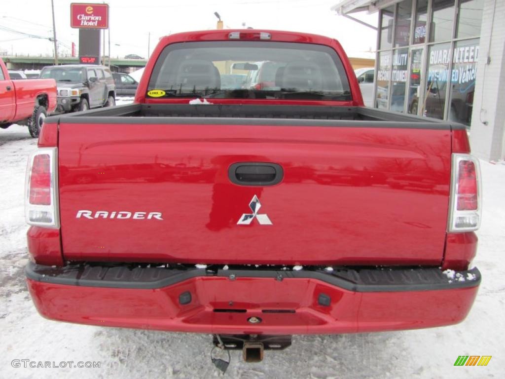 2007 Raider LS Double Cab 4x4 - Lava Red / Slate photo #17