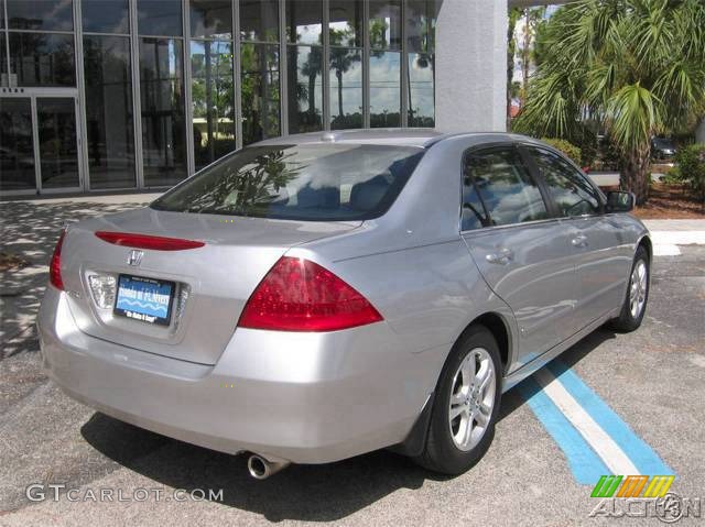 2006 Accord EX-L Sedan - Alabaster Silver Metallic / Black photo #54