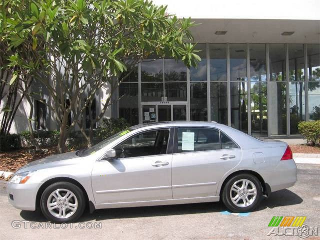 2006 Accord EX-L Sedan - Alabaster Silver Metallic / Black photo #56