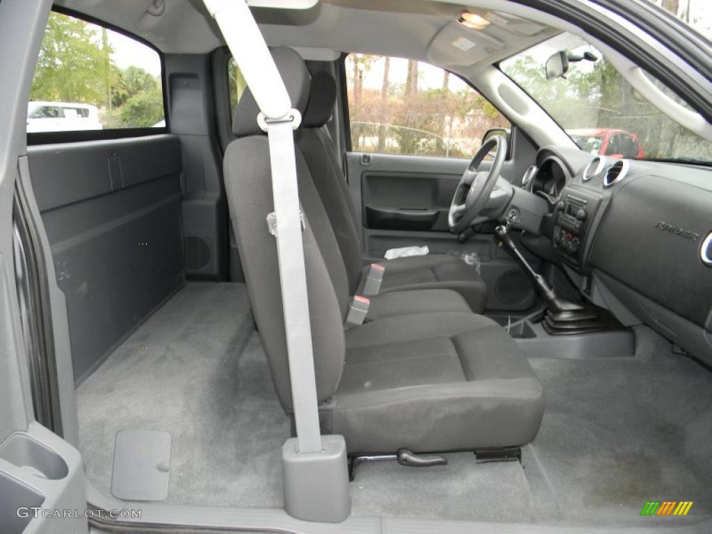 Slate Interior 2007 Mitsubishi Raider LS Extended Cab Photo #44796290