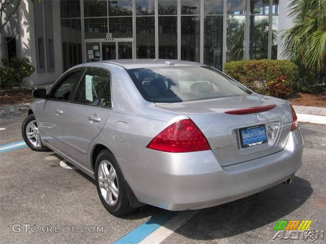 2006 Accord EX-L Sedan - Alabaster Silver Metallic / Black photo #57