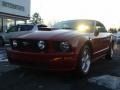 2008 Dark Candy Apple Red Ford Mustang GT Premium Convertible  photo #1