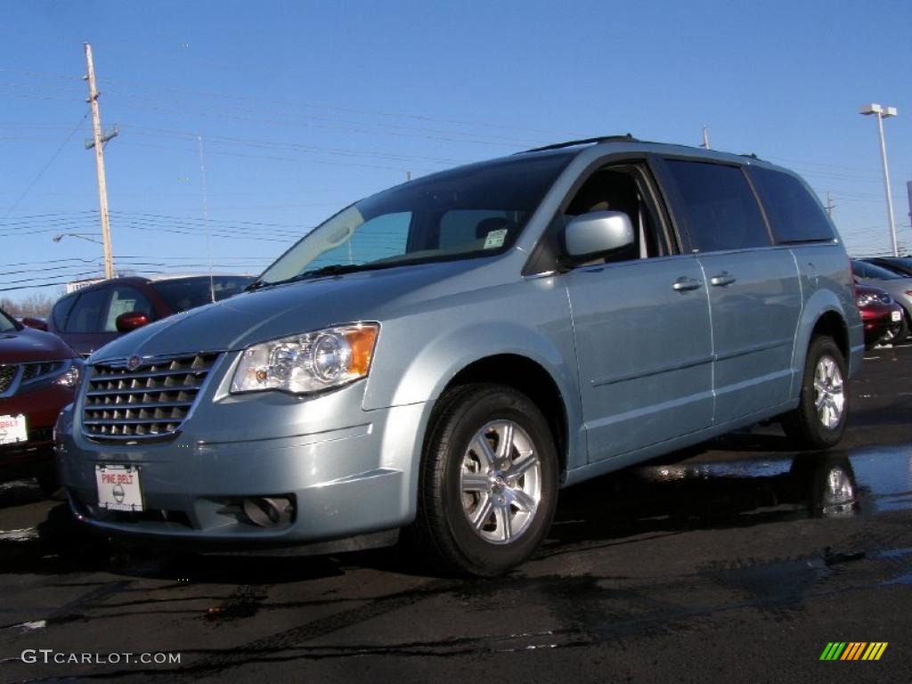 Clearwater Blue Pearlcoat 2008 Chrysler Town & Country Touring Exterior Photo #44798802