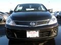 2010 Espresso Black Nissan Versa 1.8 S Hatchback  photo #2