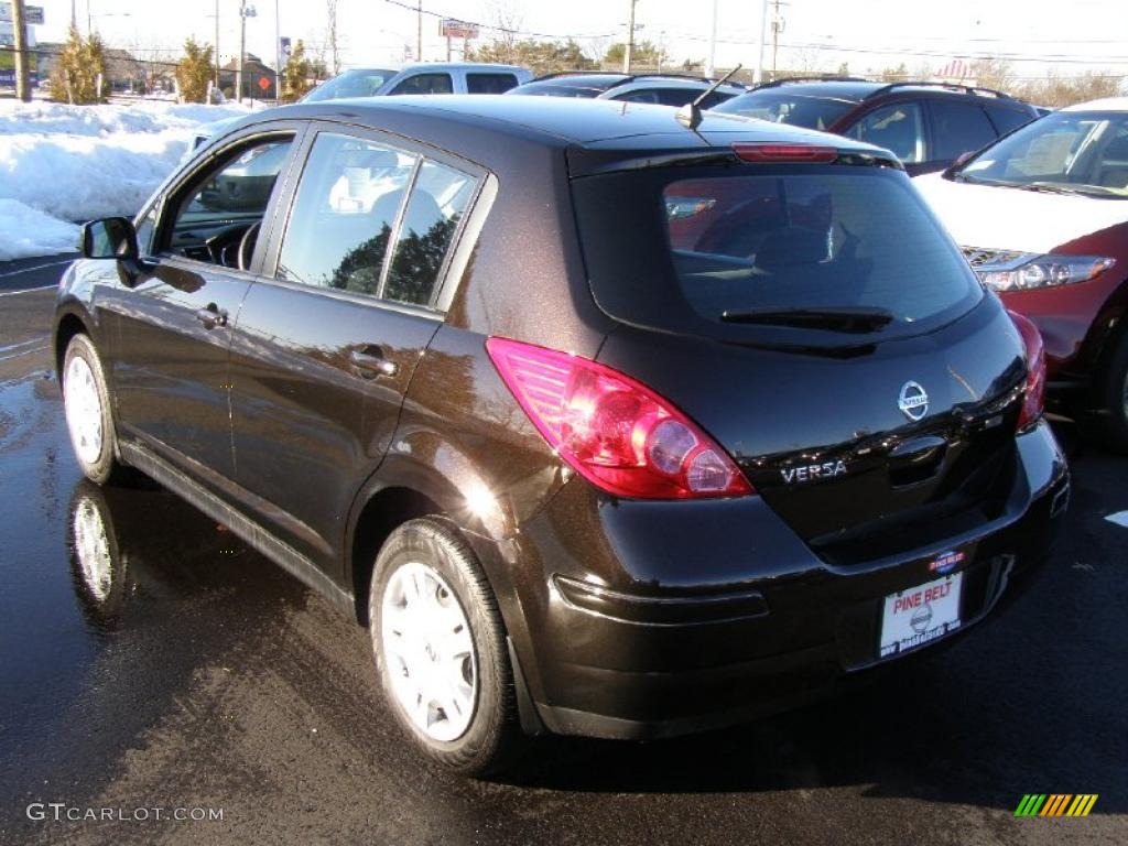 Espresso Black 2010 Nissan Versa 1.8 S Hatchback Exterior Photo #44799410