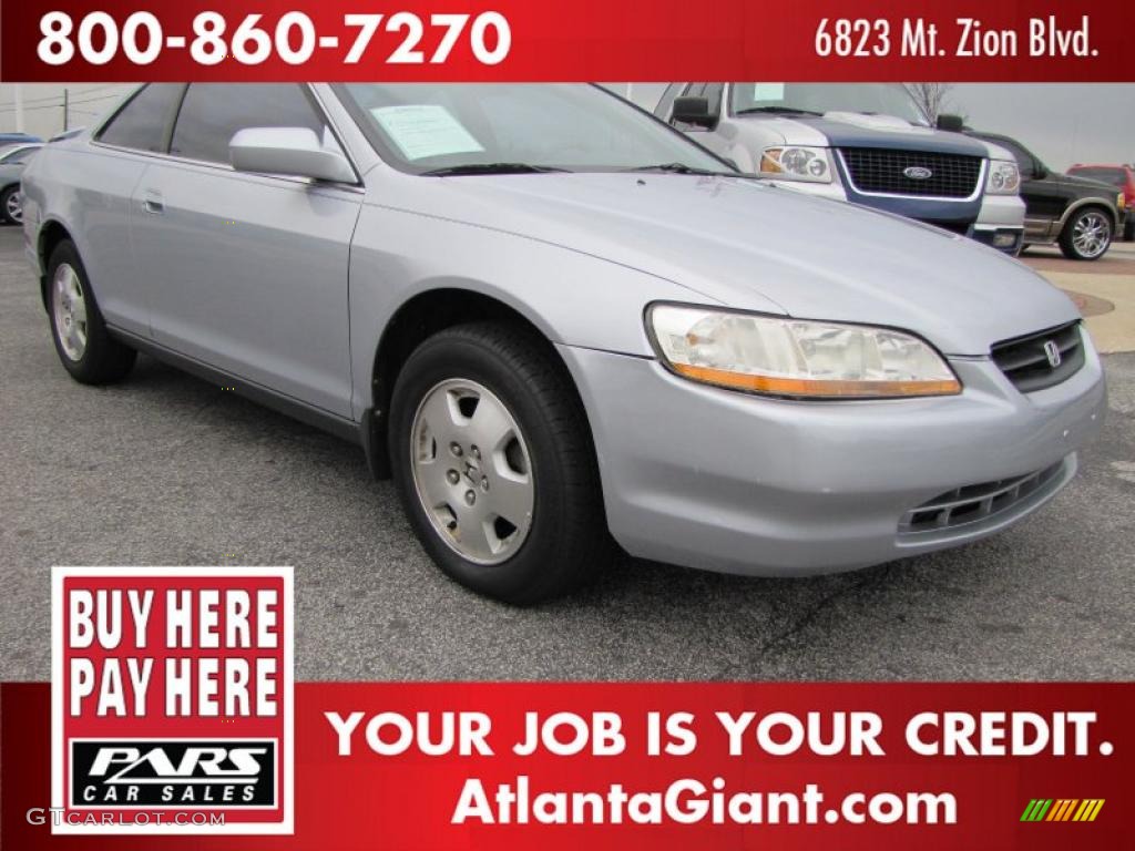 1998 Accord LX V6 Coupe - Regent Silver Pearl / Quartz photo #4