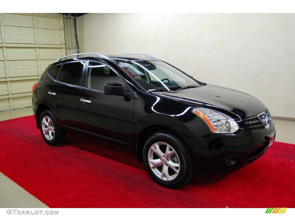 Wicked Black 2010 Nissan Rogue SL Exterior Photo #44799754