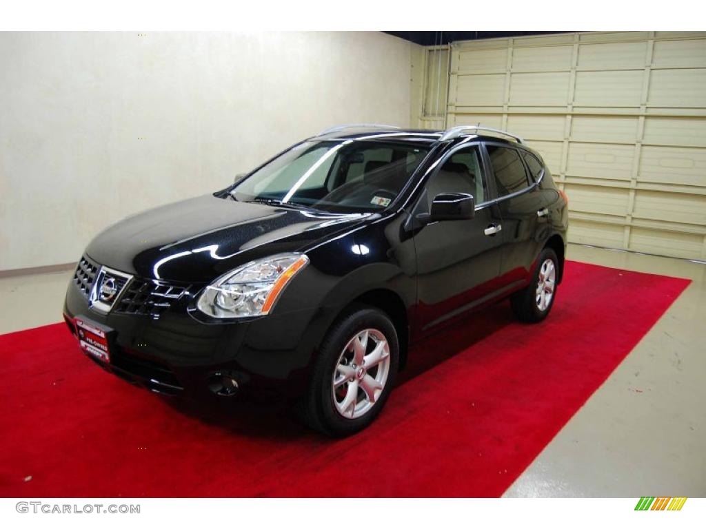Wicked Black 2010 Nissan Rogue SL Exterior Photo #44799786