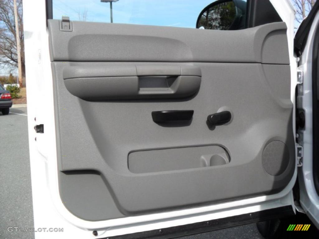 2009 Chevrolet Silverado 1500 Extended Cab Dark Titanium Door Panel Photo #44799906