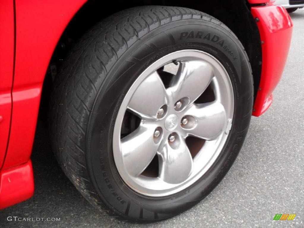 2004 Ram 1500 Sport Quad Cab - Flame Red / Dark Slate Gray photo #21