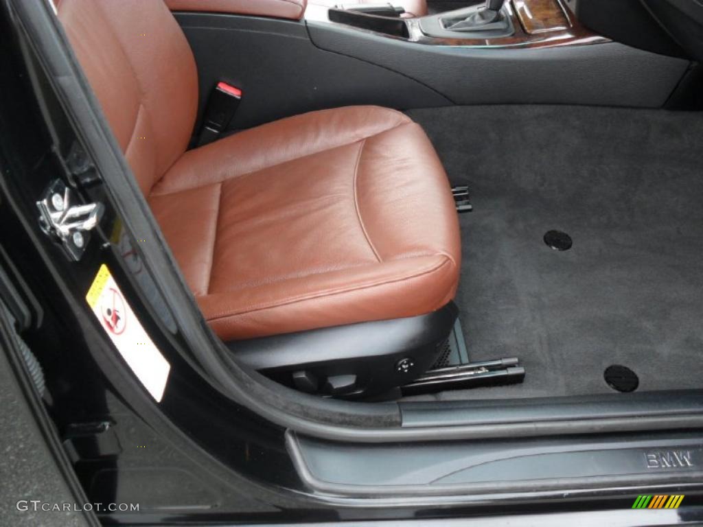2006 3 Series 330xi Sedan - Jet Black / Terra/Black Dakota Leather photo #19