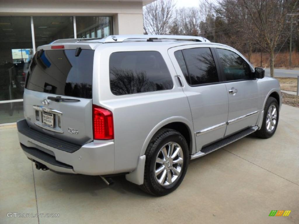 Silver Indulgence 2009 Infiniti QX 56 4WD Exterior Photo #44801698