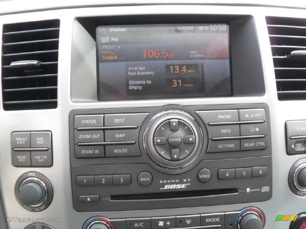2009 Infiniti QX 56 4WD Controls Photo #44801762