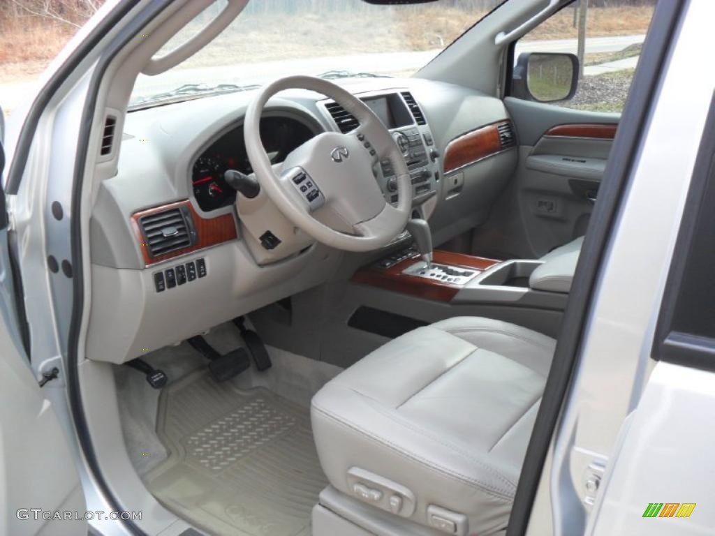 Stone Interior 2009 Infiniti QX 56 4WD Photo #44801874