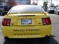2000 Zinc Yellow Ford Mustang GT Coupe  photo #6