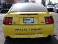 2000 Zinc Yellow Ford Mustang GT Coupe  photo #7