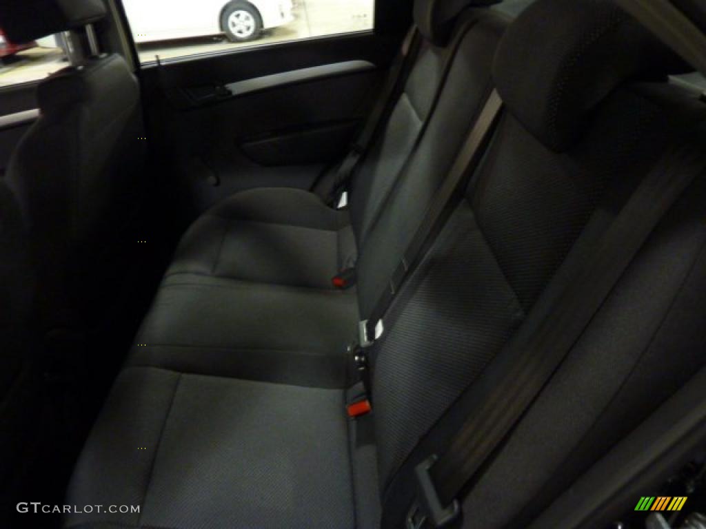 2010 Aveo LT Sedan - Black Granite / Charcoal photo #8