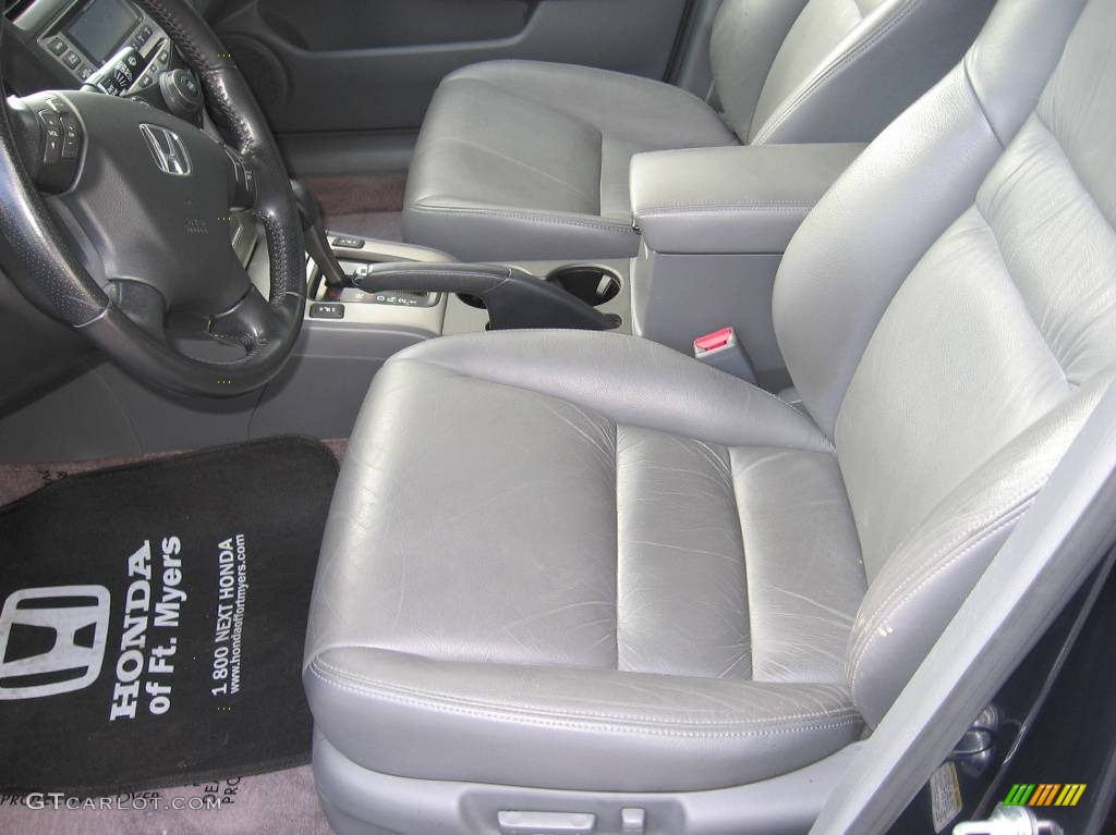 2006 Accord EX-L Sedan - Royal Blue Pearl / Gray photo #9