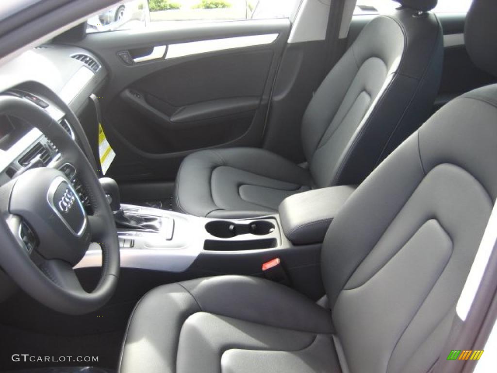 Black Interior 2011 Audi A4 2.0T Sedan Photo #44806368
