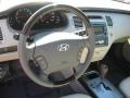 2011 Hyundai Azera Gray Interior Steering Wheel Photo