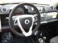 Black Leather 2011 Smart fortwo passion coupe Interior Color