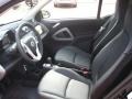 Black Leather 2011 Smart fortwo passion coupe Interior Color