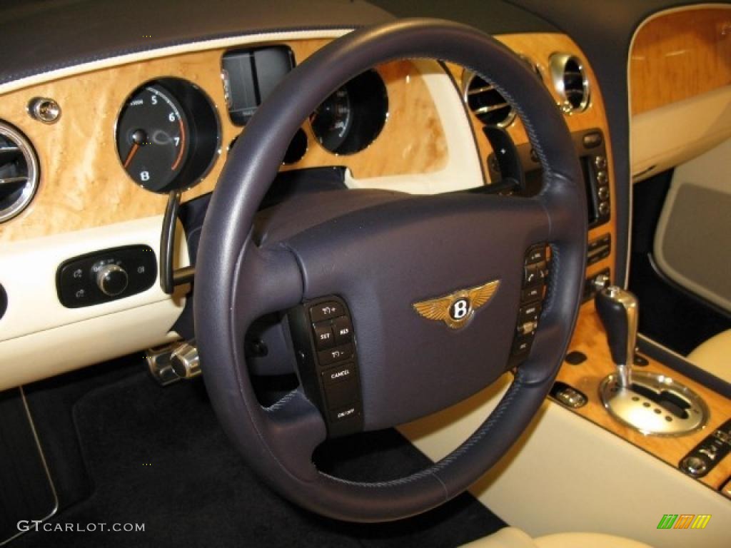 2007 Bentley Continental GTC Standard Continental GTC Model Magnolia Steering Wheel Photo #44807004